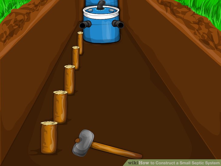 نحوه ساخت یک سیستم سپتیک کوچک 18