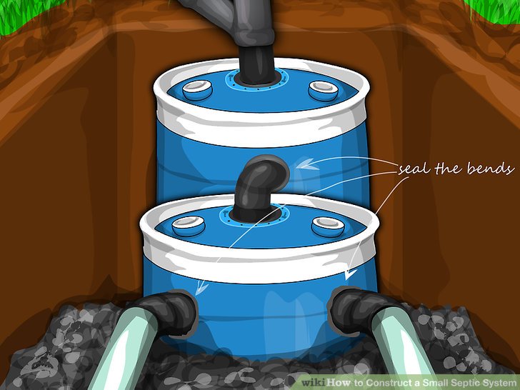 نحوه ساخت یک سیستم سپتیک کوچک 22