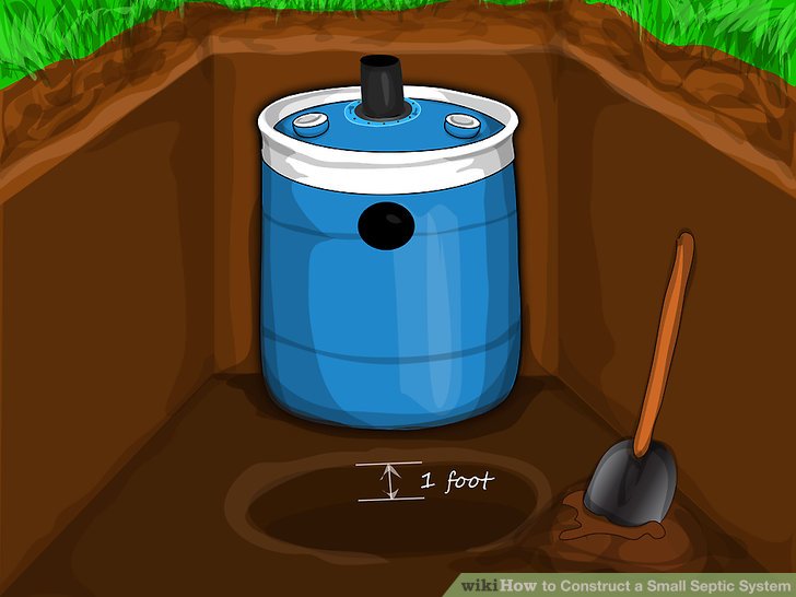نحوه ساخت یک سیستم سپتیک کوچک 7