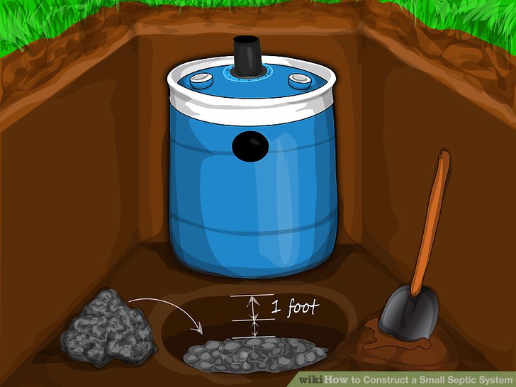 نحوه ساخت یک سیستم سپتیک کوچک 8